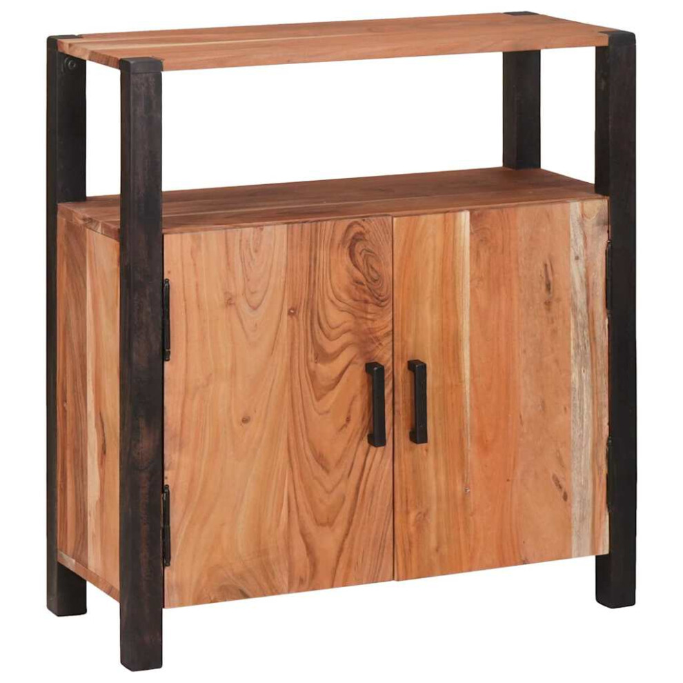 Vidaxl Sideboard Brown 70 X 30 X 75 Cm Solid Acacia Wood