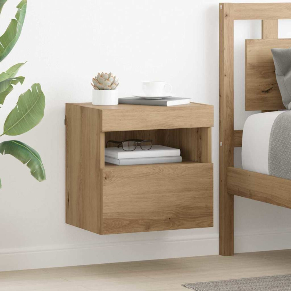Vidaxl Tv Wall Cabinet Artisan Oak 40 X 30 X 40 Cm Engineered Wood