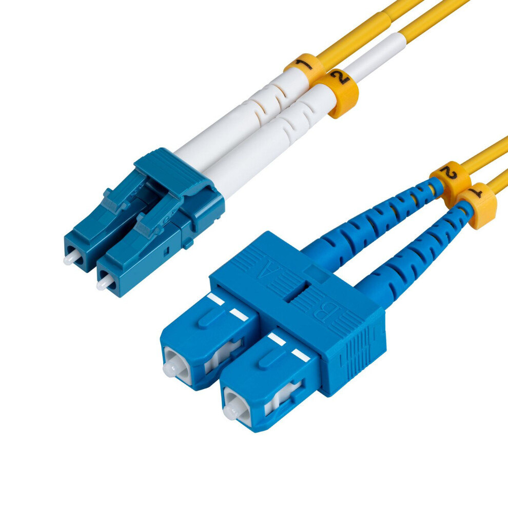 Microconnect Optical Fibre Cable Lc-Sc Singlemode Duplex Os2 (Yellow) 2M Yellow 7331990075123