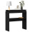 VidaXL vidaXL Console Table Black Oak 80 x 30 x 80 cm Engineered Wood 3