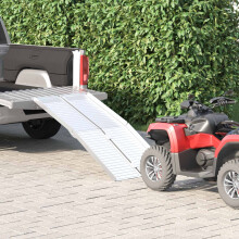vidaXL Ramp for Wheelchair 270 kg Silver 270 kg Aluminium
