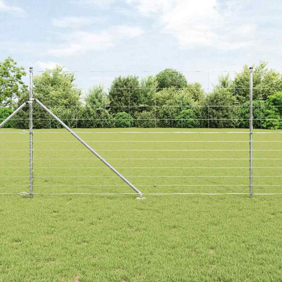 Vidaxl Welded Wire Fence With Spikes 50 X 1.4 M (W X H)