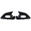 Auto Left Right Side Mirror Bottom Lower Cover for   4  Sport 2010- 2013 Freelander 2,A 1