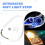 60CM Super Bright Sequential LED Flexible Daytime Running DRL Strip Tube Switchback Headlight White + Yellow 3