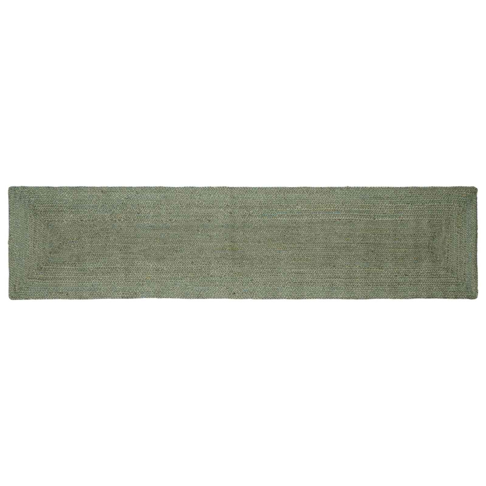 Vidaxl Area Rugs Rectangular Olive Green 60 X 250 Cm Jute