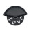 Runder Pizzaschneider aus Edelstahl Black 1