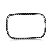 5 Inches Car Navigation Panel Bezel Real Hard Carbon Fiber Trim Sticker for 500 Abarth 595 2010-2015
