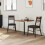 VidaXL vidaXL Dining Chairs 2 pcs Light Brown 43 x 54 x 89 cm 4