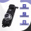 Car Central Controller Mode Knob Button Mouse NAV Controller  Button for  CX-3 2 Demio Low-End 2014-2021 6