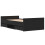 VidaXL vidaXL Bed Frame Black Oak 203 x 103 x 50 cm Engineered Wood 4