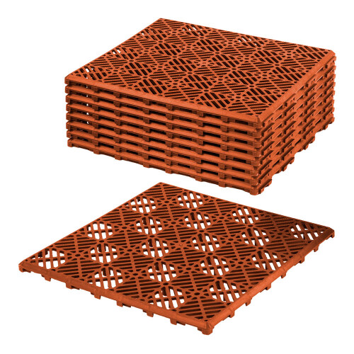 Fineway 9 Piece Garden Floor Tiles Patio Decking