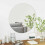 VidaXL vidaXL Wall Mirror Round Ø 70 cm Tempered Glass 1