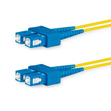 Lanview SC-SC Singlemode fibre cable duplex 2m OS2 9/125 LSZH