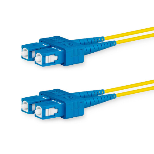 Lanview SC-SC Singlemode fibre cable duplex 2m OS2 9/125 LSZH