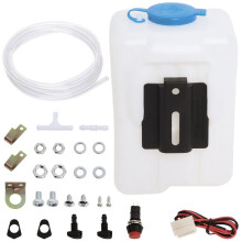 Car Windshield Washer Pump Universal Reservoir Kit 99300 Fluid Reservoir Tank Bottle with Pump Accessories