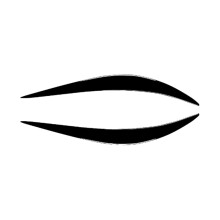 Headlight Eyelid Headlamp Eyebrow Sticker Strip Trim Cover for Q50 2014 - 2022 Black