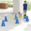 Kit de adestramento canino com cones e obstáculos para agilidade. 8