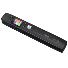 (black) Portable iScan Wifi Scanner Handheld Zero Margin Scanner 1050DPI HD Scanner JPG/PDF for Business Reciepts Scan Document Images