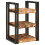 VidaXL vidaXL Bedside Table Brown and Black Solid Reclaim wood 4