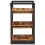 VidaXL vidaXL Bedside Table Brown and Black Solid Reclaim wood 5