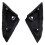 1Pair Rearview Mirror Triangular Panel Corner Window Panel FK7B-17075AE5UAW FK7B-17074AE5UAW for   2015-2022 7