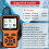 V500 Car OBD2 Scanner Diagnostic Tool Engine Fault Code Reader Full System Diagnostics Voltage & Charging Tester 2