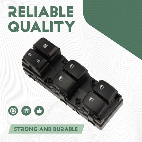 New Front Left Power Window  Master Window Glass Lift Control Button Regulator  for   93570-J9000 2