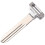 10pcs Insert Emergency Car Key Blade Uncut Blank for  Pacifica Voyager  Remote Auto Key Card 2
