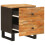 VidaXL vidaXL Bedside Cabinet 2 pcs Brown 40 x 33 x 46 cm Solid Mango Wood 5