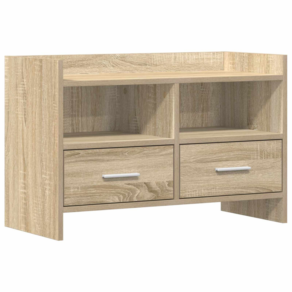 Vidaxl Tv Cabinet 71.5 X 33 X 47 Cm Sonoma Oak Engineered Wood