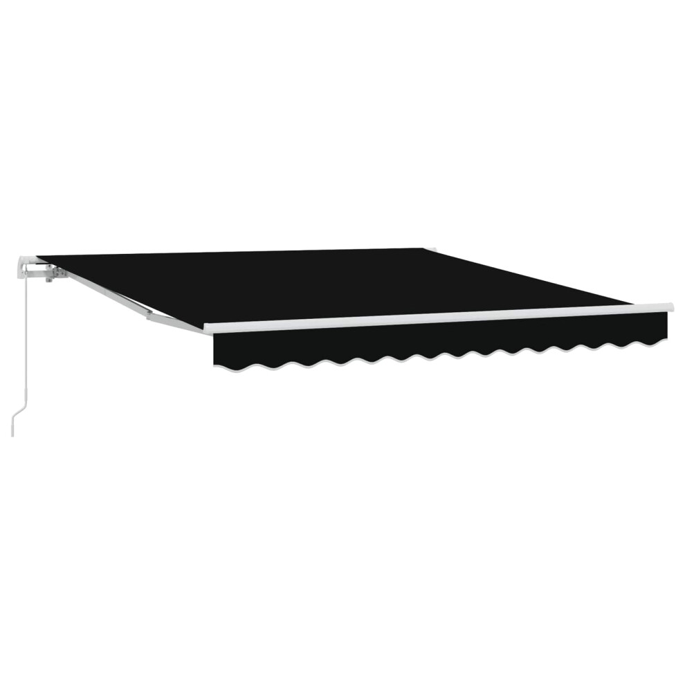 Vidaxl Retractable Awning Black 300 X 250 X 165 Cm