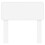 VidaXL vidaXL Headboard White Engineered wood 5