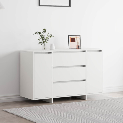 VidaXL vidaXL Sideboard with Drawer White 120 x 41 x 75 cm Engineered Wood