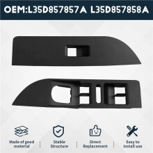 1Pair Front Door Window  Bezel Glass Lift Regulator Panel for   CC 2010-2018 L35D857857A1QB L35D857858A1QB