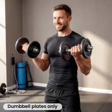 SPORTNOW Weight Plates Set, 1"/2.5cm Weight Disc Pair, 4 x 2.5kg