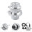 Integrated Modified Pressure Relief Valve Kit Sounding External Leakage Valve for     II EA888 7