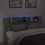 VidaXL vidaXL Storage Headboard with LED Grey Sonoma Engineered Wood 4