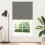 VidaXL vidaXL Verdunkelungsrollo Grau 130x230cm Stoffbreite 126,6cm Polyester 1
