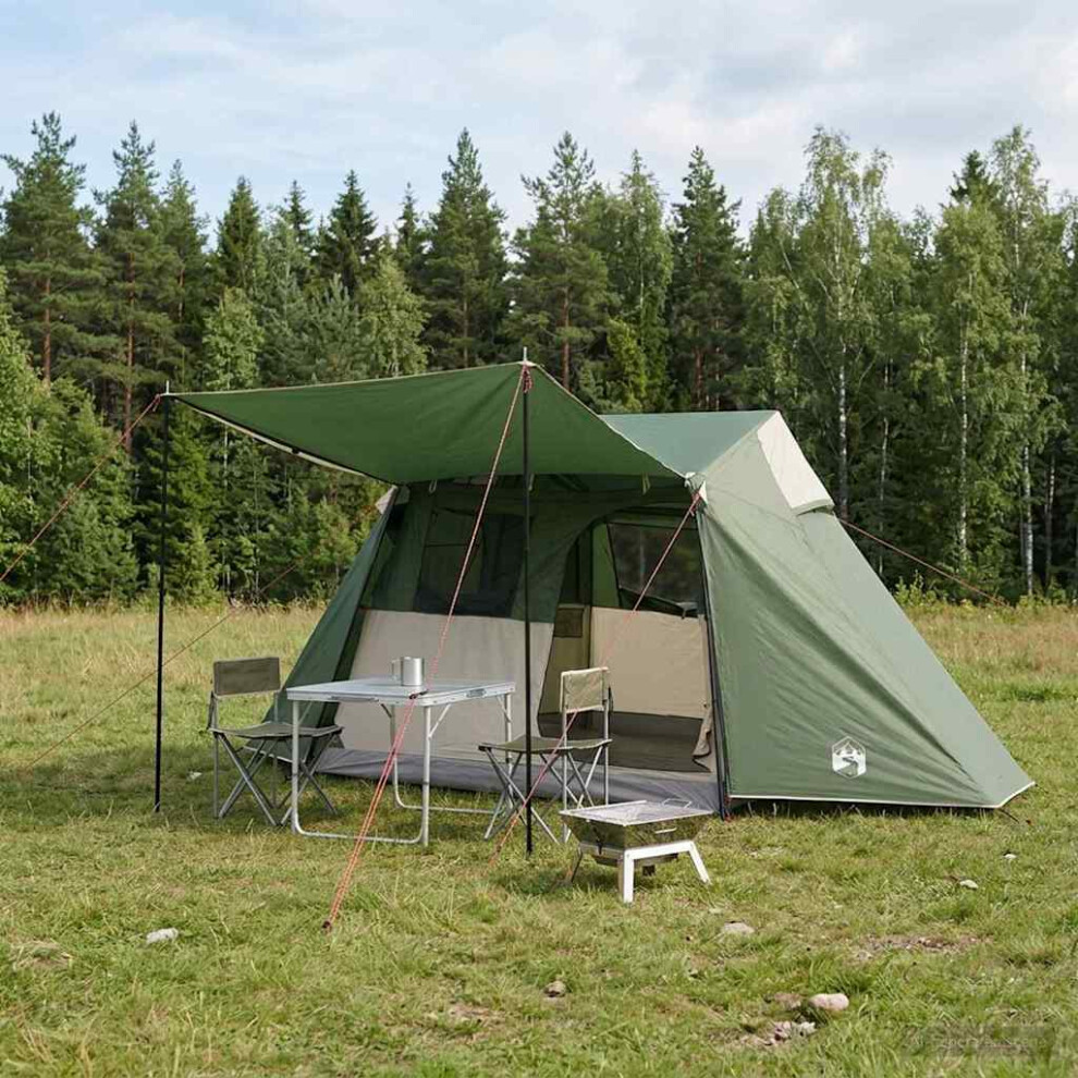 Vidaxl Tunnel Tent 475 X 220 X 192 Cm Green