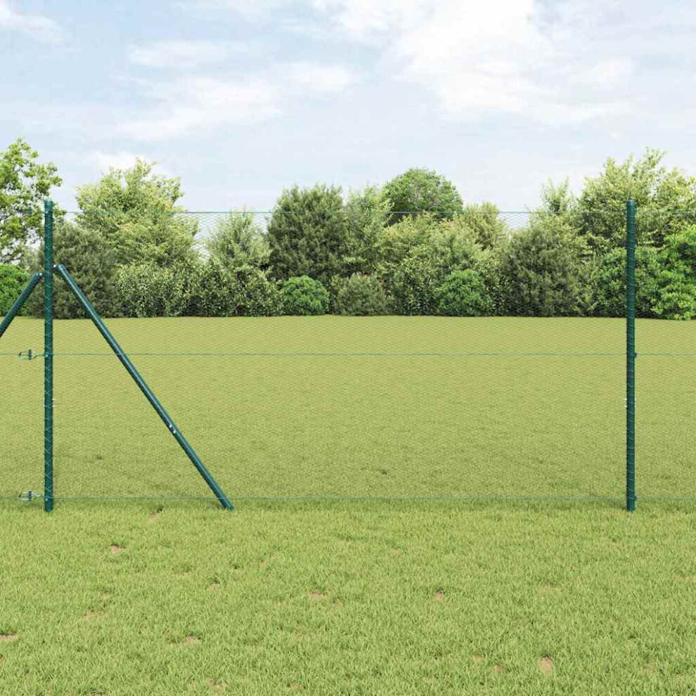 Vidaxl Ground Fix Welded Wire Fence 100 X 1.2 M (W X H)