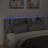 VidaXL vidaXL Storage Headboard with LED Concrete Grey Engineered Wood 5