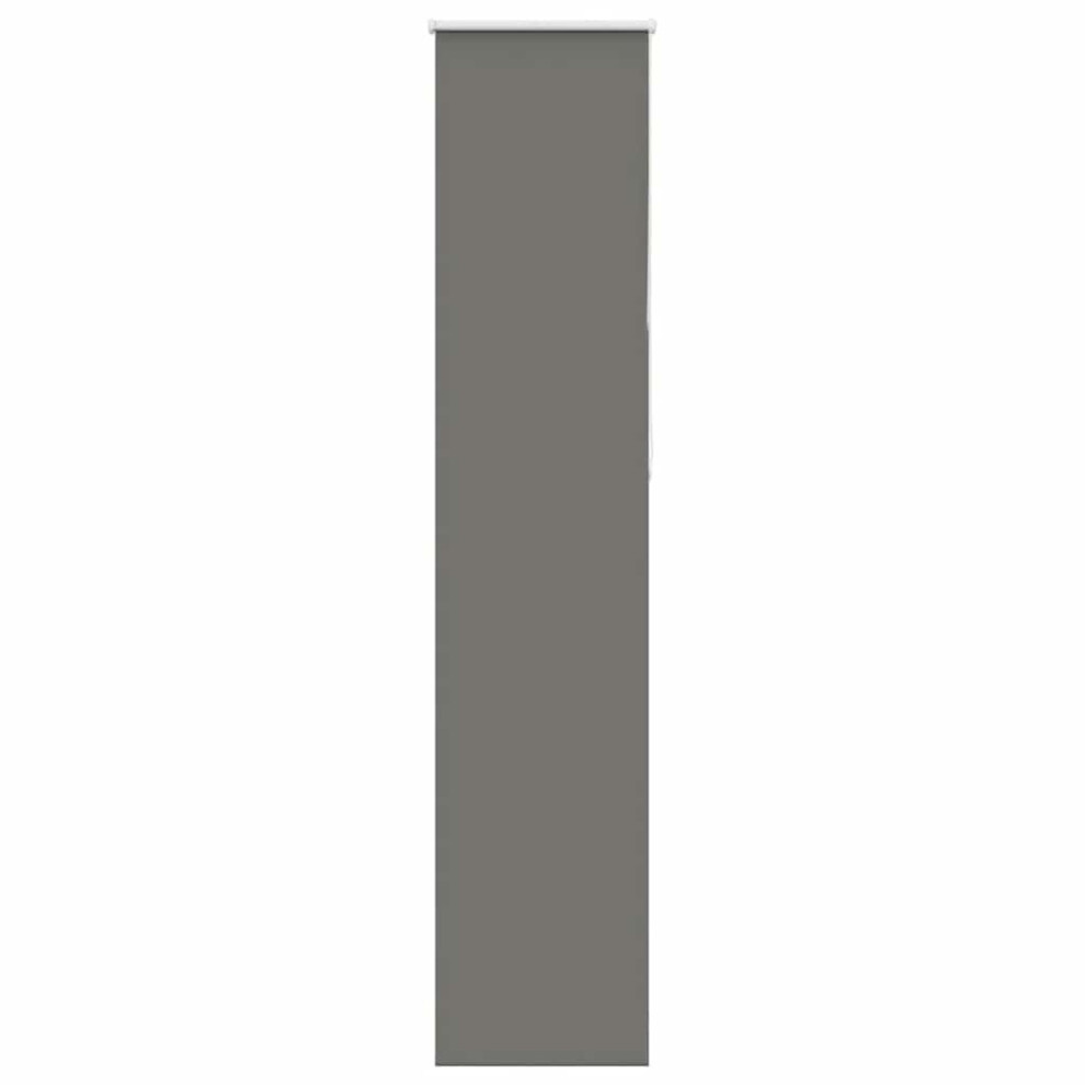 Vidaxl Roller Blind Blackout Grey 40X230 Cm Fabric Width 35.7 Cm Polyester