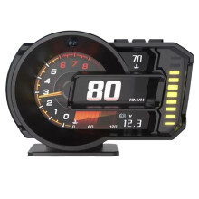 A590 HUD Consumo de Combustível Curva de Turbina Luz Ambiente Pontuação de Condução - Display Multifuncional Acessórios para Carro A