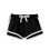 Barneshorts ensfargede fritidsbukser 1