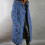 Cardigan da donna con cappuccio, blu, taglia XL. 1