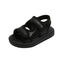 Zapatos para niña pequeña, súper suaves, negros, talla US5
