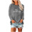 Damen-Freizeit-Sweatshirt mit langen Ärmeln und Rundhalsausschnitt, einfarbig oder 1