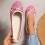 Γυναικεία Casual Flat Παπούτσια με Στρογγυλή Μύτη Slip-on, Δημοφιλή 3