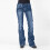Plus size højtaljede skinny jeans til kvinder 1