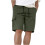 Lässige Herren-Cargoshorts, einfarbig, knielang 1